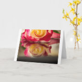 Spieglein Karte (Gelbe Blume)