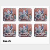 Spiel 2010 quadratischer aufkleber (Blatt)