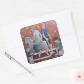 Spiel 2010 quadratischer aufkleber (Umschlag)