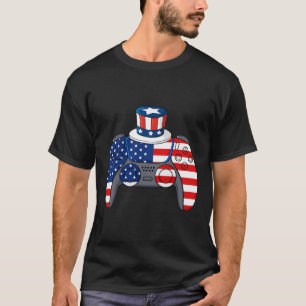 Spiel 4. Juli Gaming Funny Boys Kinder Teens Game T-Shirt