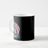 Spiel 4. Juli T Rex Dinosaur Amerisaurus Rex Bo Kaffeetasse (Vorderseite Links)