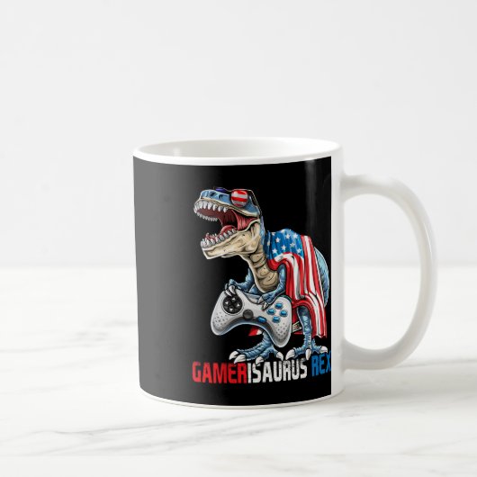 Spiel 4. Juli T Rex Dinosaur Amerisaurus Rex Bo Kaffeetasse (Rechts)