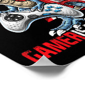 Spiel 4. Juli T Rex Dinosaur Amerisaurus Rex Bo Poster (Ecke)