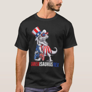Spiel 4. Juli T Rex Dinosaurier Amerisaurus Rex Bo T-Shirt