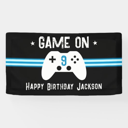 Spiel am 9. Geburtstag Banner (Horizontal)