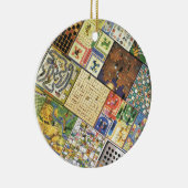 Spiel an!  Brettspiele Keramik Ornament (Rechts)