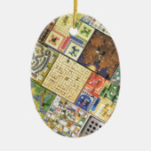 Spiel an!  Brettspiele Keramikornament (Vorne)