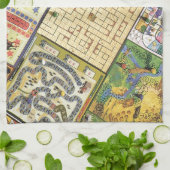 Spiel an! Brettspiele Küchentuch (Gefaltet)