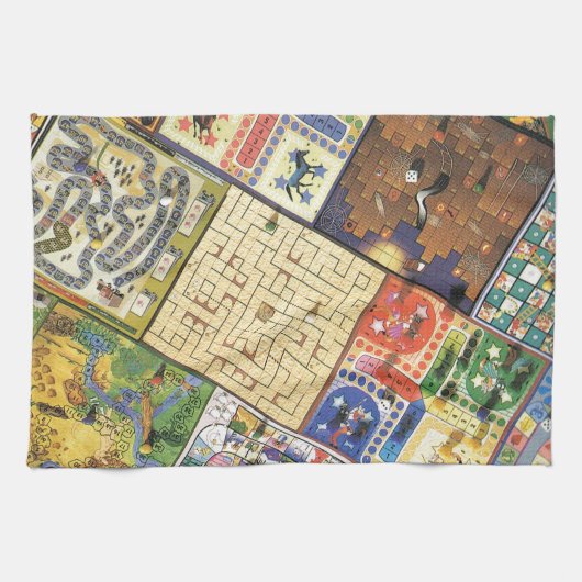 Spiel an!  Brettspiele Küchentuch (Horizontal)