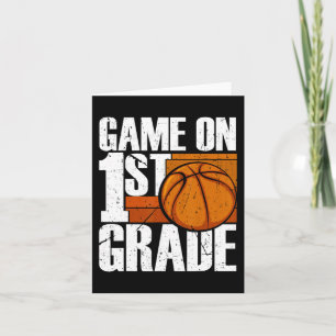 Spiel auf 1. Klasse Basketball zurück zur Schule Karte
