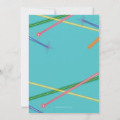 Spiel auf Arcade Bowling Party Einladung (Rückseite)