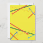 Spiel auf Arcade Bowling Party Einladung (Rückseite)