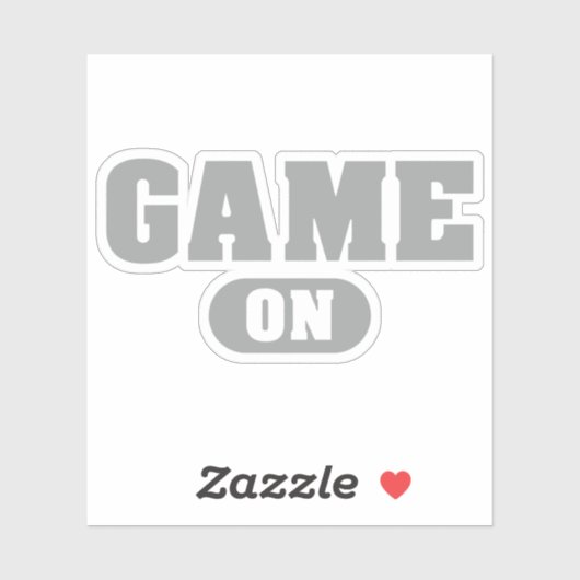 Spiel auf aufkleber (Blatt)