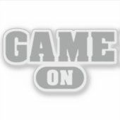 Spiel auf aufkleber (Vorderseite)