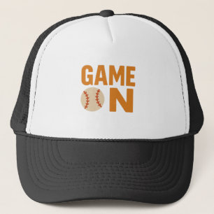 Spiel auf Baseball Cap - Sportfächerhut für Spiele Truckerkappe