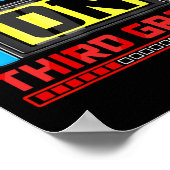 Spiel auf dem dritten Platz des Gamers zurück an d Poster (Ecke)