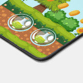 Spiel auf dem Hintergrund Sidescroller Schreibtisc Schreibtischunterlage (Ecke)