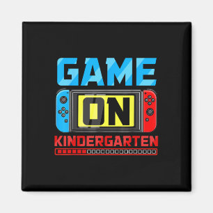 Spiel auf dem Kindergarten Gamer zurück zur Schule Magnet