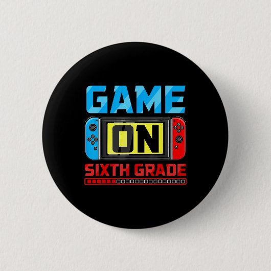 Spiel auf dem sechsten Rang des Gamers zurück zum Button (Vorderseite)