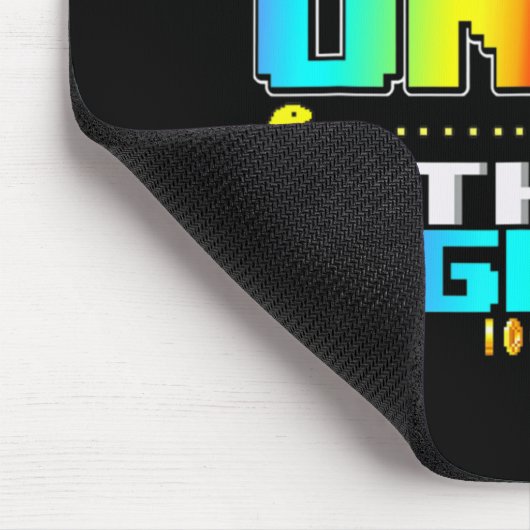 Spiel auf der 7. Stufe Gaming Video Gamer zurück n Mousepad (Ecke)