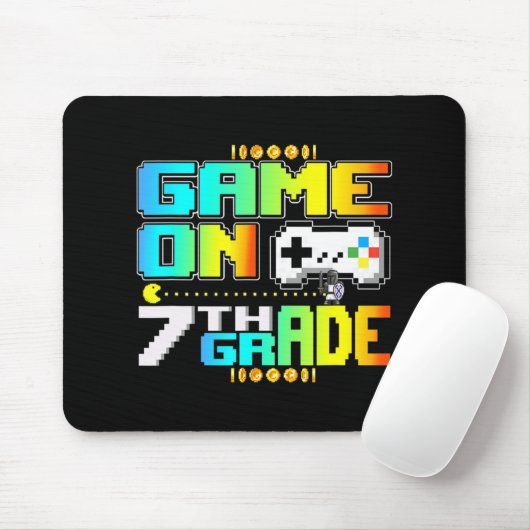 Spiel auf der 7. Stufe Gaming Video Gamer zurück n Mousepad (Mit Mouse)