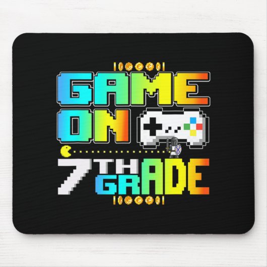 Spiel auf der 7. Stufe Gaming Video Gamer zurück n Mousepad (Vorne)