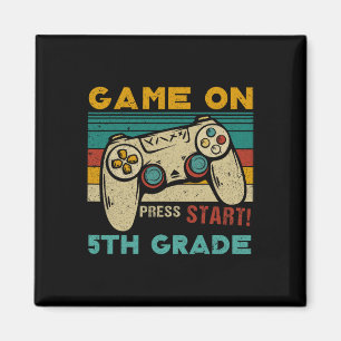 Spiel auf der Presse Start 5. Klasse Gamer zurück Magnet