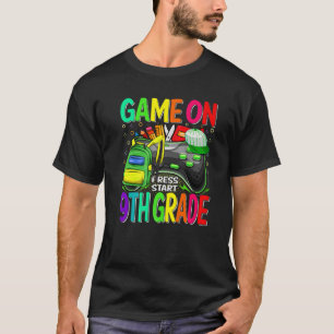Spiel auf der Presse Start 9. Klasse Gamer zurück  T-Shirt