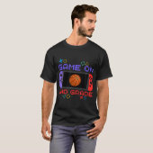 Spiel auf der zweiten Klasse Basketball Zurück zur T-Shirt (Vorne ganz)