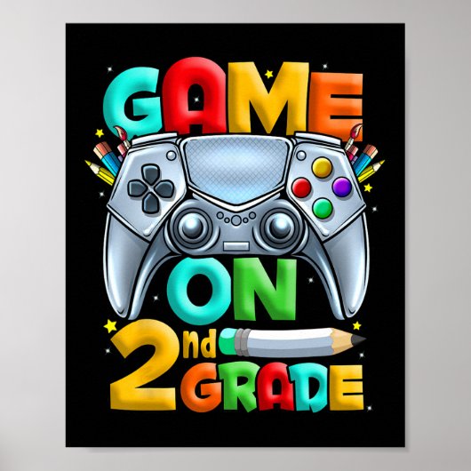 Spiel auf der zweiten Stufe zurück zur zweiten Stu Poster (Vorne)