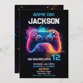 Spiel auf Einladungsebene für Videospiel-Controlle Einladung (Vorne/Hinten)