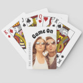 Spiel auf familiärem Foto Spielkarten (Rückseite)