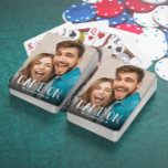 Spiel auf familiärem Foto Spielkarten<br><div class="desc">Moderne und trendige Foto Playing Card. Design mit Ihrem bevorzugten Single Foto und ''GAME ON'' Typografie-Skript. Personalisieren Sie Ihre Daten mit einem Familiennamen oder Text.</div>