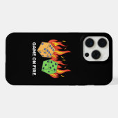 Spiel auf Feuer iPhone Hülle (Rückseite (Horizontal))