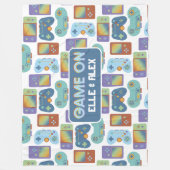 Spiel auf Fleece Blanket (Vorderseite)
