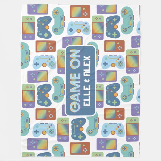 Spiel auf Fleece Blanket (Vorderseite)