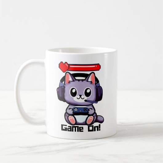 Spiel auf Gamer Chat mit Health Bar Kaffeetasse (Links)