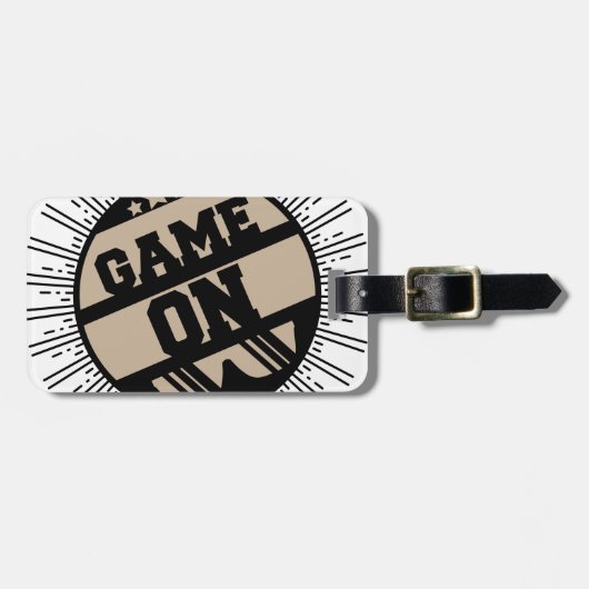 Spiel auf gepäckanhänger (Vorderseite horizontal)