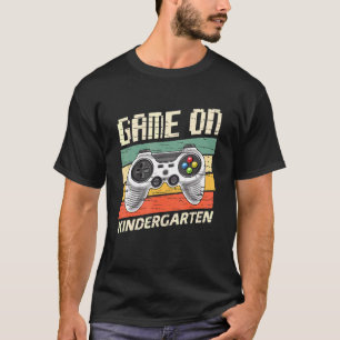 Spiel auf Kindergarten Retro Vintag Gamer zurück z T-Shirt