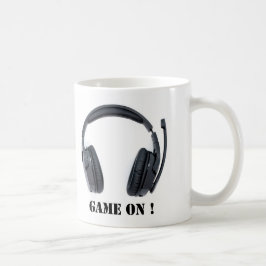 Spiel auf! Kopfhörer für Spiele Kaffeetasse