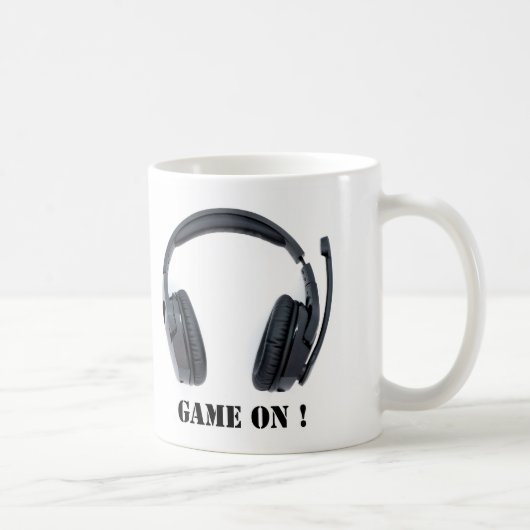 Spiel auf! Kopfhörer für Spiele Kaffeetasse (Rechts)
