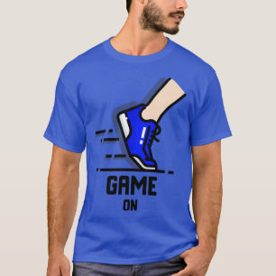 Spiel auf Laufschuhen T-Shirt