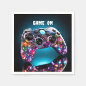 Spiel auf lebendiger Fernbedienung Serviette (Vorderseite)