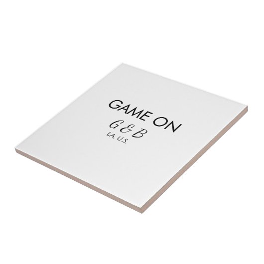 Spiel auf Pärchen Namen Hochzeitsfeier Platz Stadt Fliese (Seite)