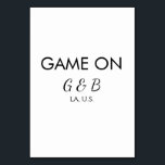 Spiel auf Pärchen Namen Hochzeitsfeier Platz Stadt Tischnummer<br><div class="desc">Gestaltung</div>