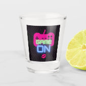 Spiel auf schnapsglas (Vorderseite)