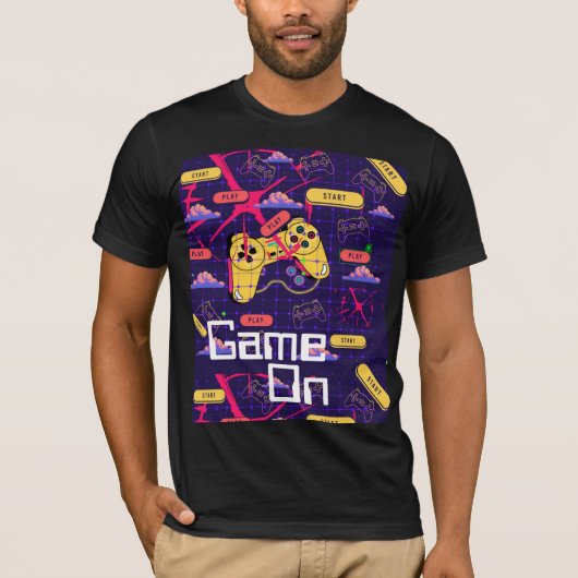 Spiel auf T-Shirt (Vorderseite)