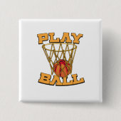Spiel Ball Basketball. Button (Vorderseite)