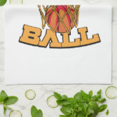 Spiel Ball Basketball. Geschirrtuch (Gefaltet)