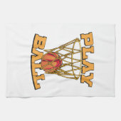 Spiel Ball Basketball. Geschirrtuch (Horizontal)
